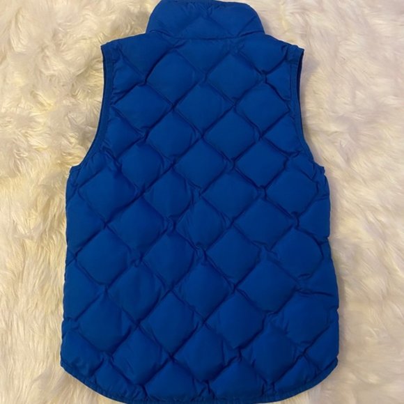 J. Crew Bright Royal Blue Quilted Puffer Vest - Picture 5 of 8